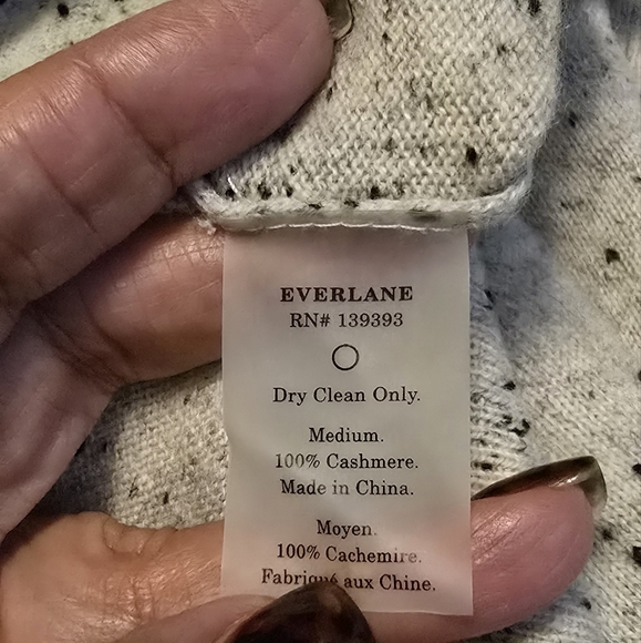  Everlane Women’s The Grade A Cashmere Crew Neck Sweater Size M - Picture 6 of 7